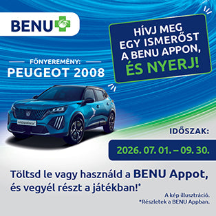 BENU Hűségprogram nyereményjáték
