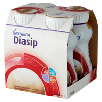 Nutricia Diasip cappuccino ízű speciális gyógyászati célra szánt élelmiszer 4x200ml - Kép