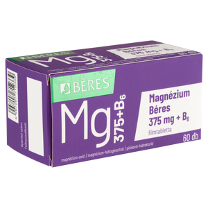 Béres Magnézium 375 mg + B6 filmtabletta 60 db kép
