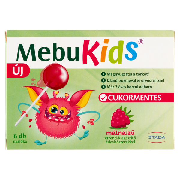 MebuKids nyalóka málna 6 db - Kép 4