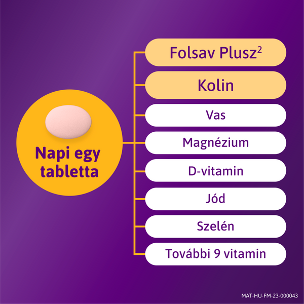 Femibion 1 Korai várandósság filmtabletta (4 heti adag) 28 db - Kép 4