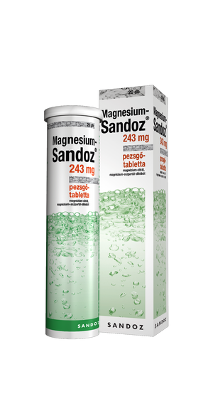 Magnesium-Sandoz 243mg pezsgőtabletta 20 db kép