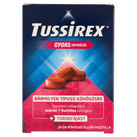 Tussirex pasztilla köhögés ellen 20 db - Kép