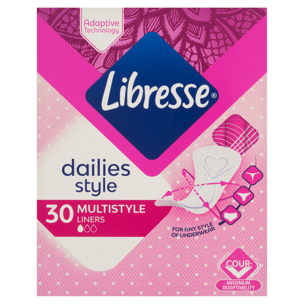 Libresse Multistyle Normal tisztasági betét 30 db - Kép 1