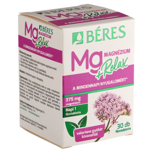 Béres Magnézium + Relax filmtabletta 30 db kép