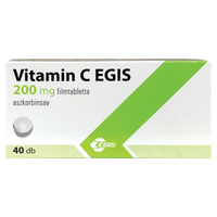 Vitamin C Egis 200 mg filmtabletta 40 db - Kép