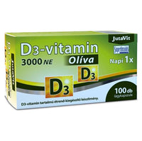 Jutavit D3-vitamin 3000NE Olíva kapszula 100 db - Kép