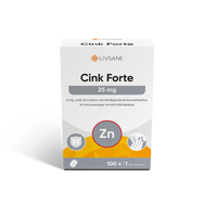 LIVSANE Zinc Forte 25mg tabletta 100 db - Kép