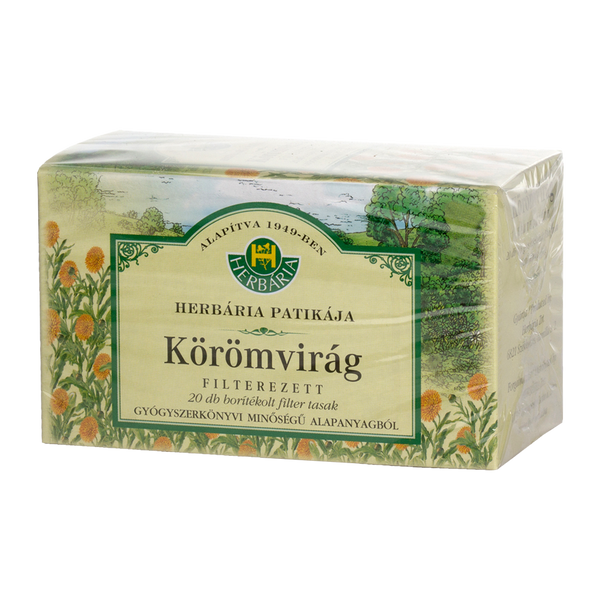 HERBÁRIA Körömvirág szirom borítékolt filteres tea 20x0,8g - Kép