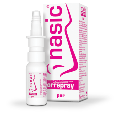 Nasic Pur 1mg+50mg/ml oldatos orrspray 10ml - Kép