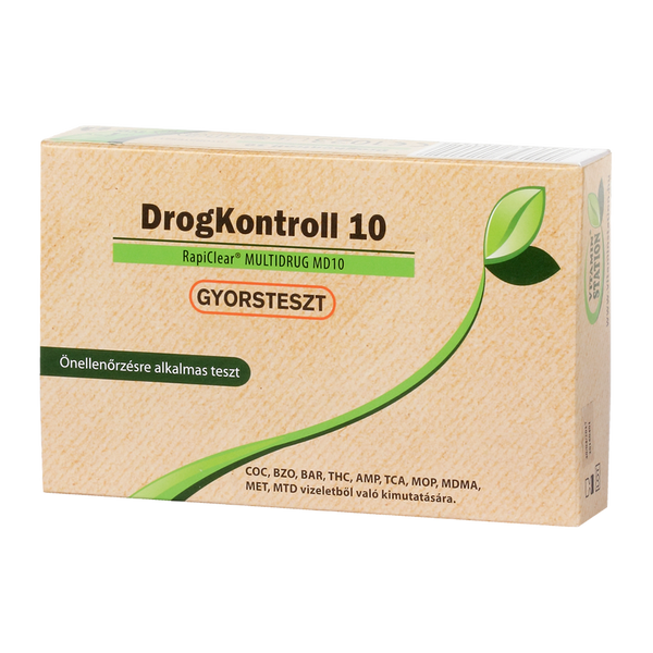 Drogkontroll 10 gyorsteszt 1 db - Kép