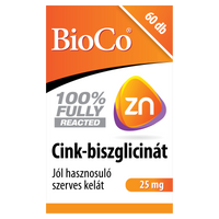 BioCo Cink-biszglicinát 25mg tabletta 60x - Kép