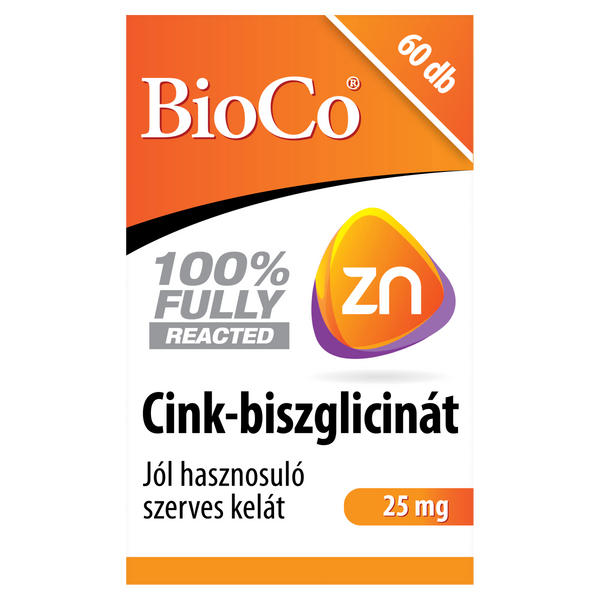 BioCo Cink-biszglicinát 25mg tabletta 60x - Kép 1