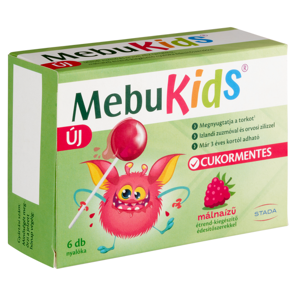 MebuKids nyalóka málna 6 db - Kép 5