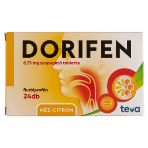 Dorifen 8,75 mg szopogató tabletta 24 db kép