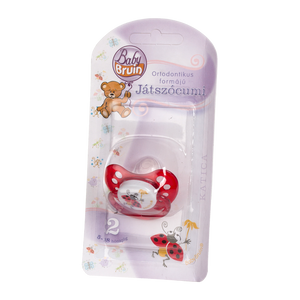 Baby Bruin szilikon játszócumi 2-es katica 1 db kép