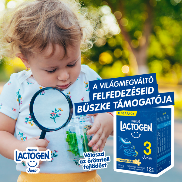 Lactogen Junior 3 tejalapú italpor 12+ vanília 1000g - Kép 5