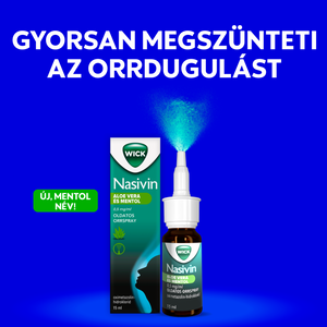 Nasivin Aloe Vera és Mentol 0,5 mg/ml oldatos orrspray 15 ml kép