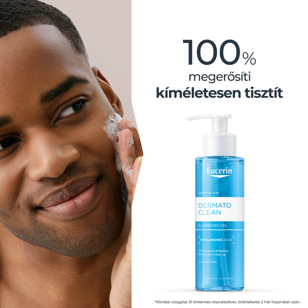 Eucerin DermatoCLEAN arclemosó habzó zselé 200ml - Kép 7