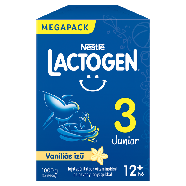 Lactogen Junior 3 tejalapú italpor 12+ vanília 1000g - Kép 1