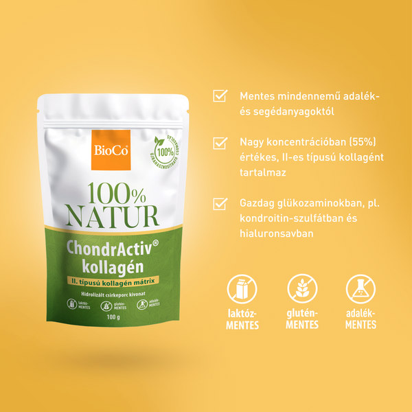 BioCo 100% Natur ChondrActiv kollagén por 100g - Kép 2