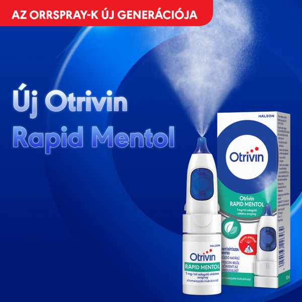 Otrivin Rapid Mentol 1mg/ml adagoló oldatos orrspray 10ml - Kép 13