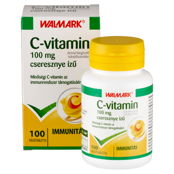 Walmark C-vitamin 100 mg cseresznye ízű rágótabletta 100 db - Kép 4