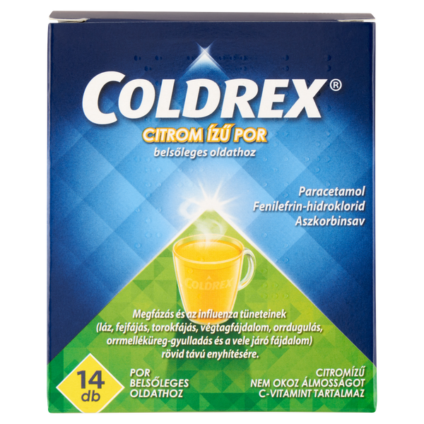 Coldrex citrom ízű por belsőleges oldathoz 14 db - Kép