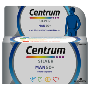 Centrum Silver Man 50+ multivitamin filmtabletta férfiaknak 90 db kép