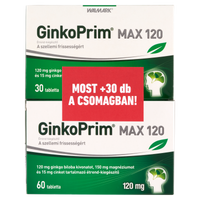 Walmark GinkoPrim Max 120 mg tabletta 60 db+30 db - Kép