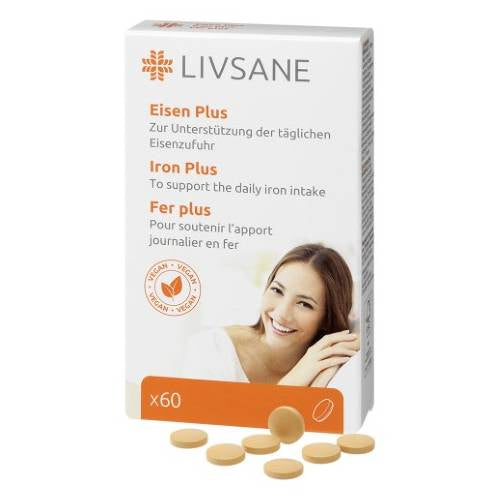 LIVSANE Vas tabletta 60 db - Kép