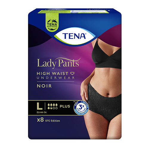 TENA Lady Pants Plus nadrágpelenka L (fekete színű) 8 db - Kép