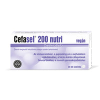 Cefasel 200 Nutri Szelén tabletta 20 db - Kép