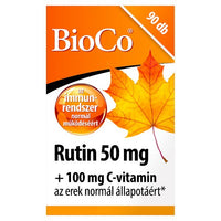 BioCo Rutin 50 mg + 100 mg C-vitamin tabletta 90 db - Kép