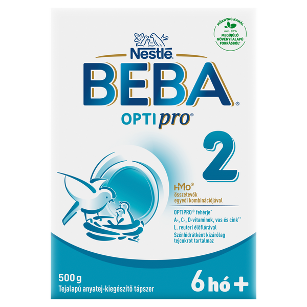 BEBA OPTIpro 2 tejalapú anyatej-kiegészítő tápszer 500g - Kép 6