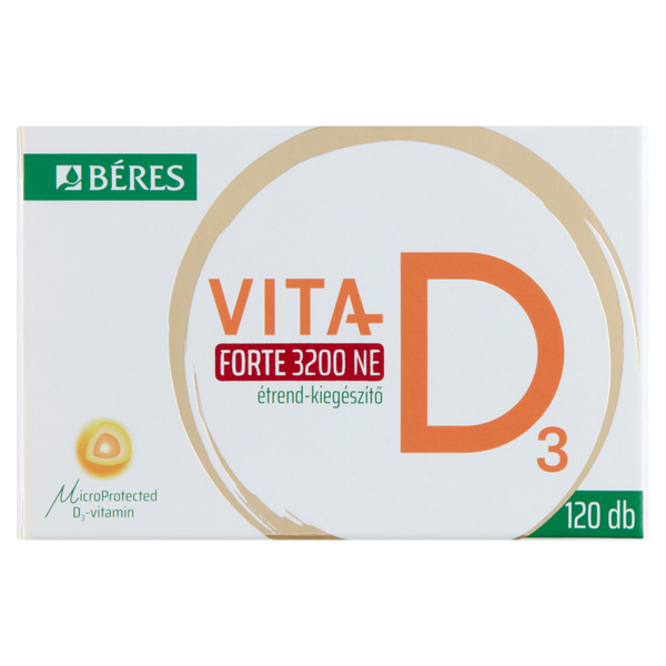 Béres Vita-D3 3200NE Forte tabletta 120 db - Kép 2