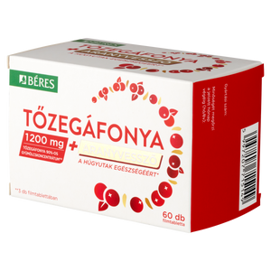 Béres Tőzegáfonya + Aranyvessző filmtabletta 60 db kép