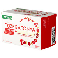 Béres Tőzegáfonya + Aranyvessző filmtabletta 60 db - Kép
