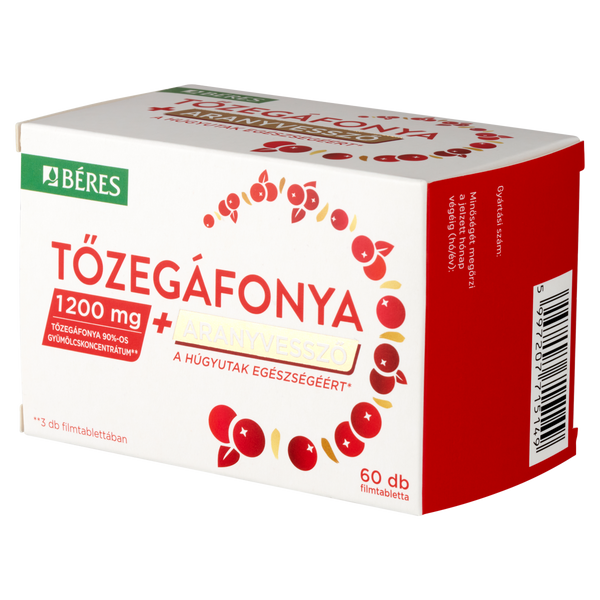 Béres Tőzegáfonya + Aranyvessző filmtabletta 60 db - Kép 3