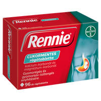 Rennie cukormentes rágótabletta 96 db - Kép