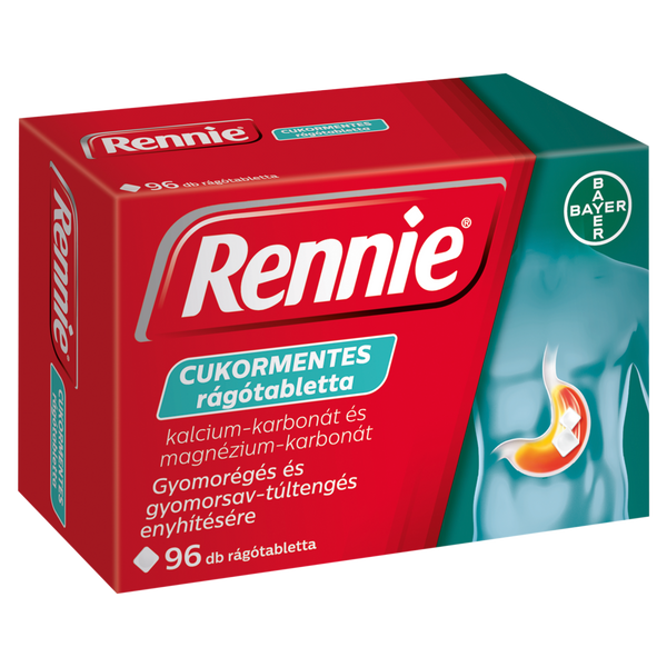 Rennie cukormentes rágótabletta 96 db - Kép 1