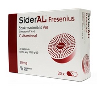 SiderAL Vas C-vitaminnal kapszula 30 db - Kép