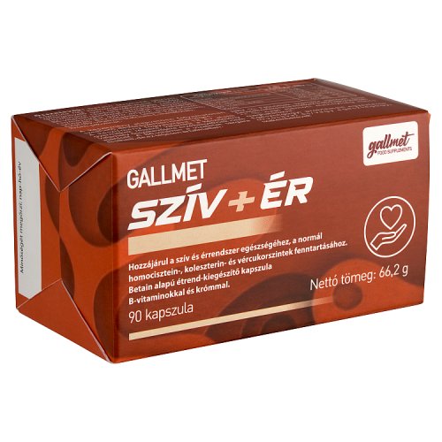 Gallmet Szív + Ér étrend-kiegészítő kapszula 90 db - Kép 7
