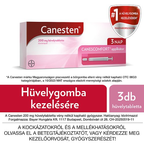 Canesten 200 mg hüvelytabletta 3 db - Kép 7