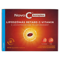 Novo C Komplex liposzómás reatrd C-Vitamin kapszula 90 db - Kép