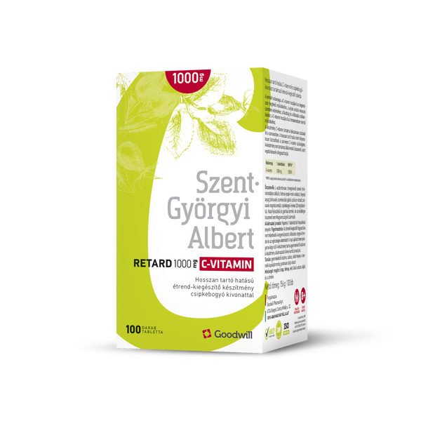 Szent-Györgyi Albert C-vitamin 1000 mg retard tabletta 100 db - Kép