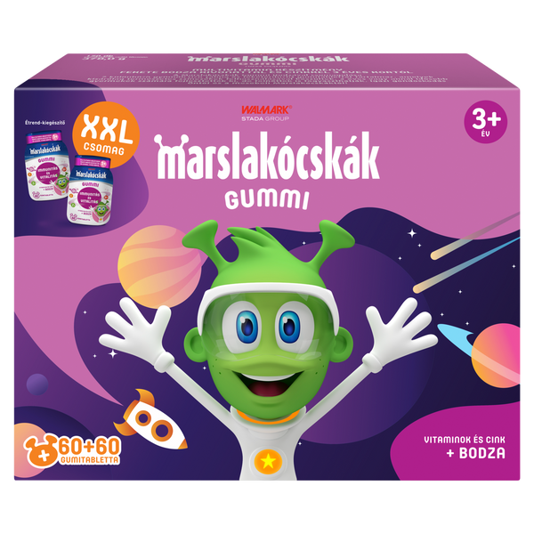 Marslakócskák Gummi bodzás gumitabletta 120 db - Kép 1