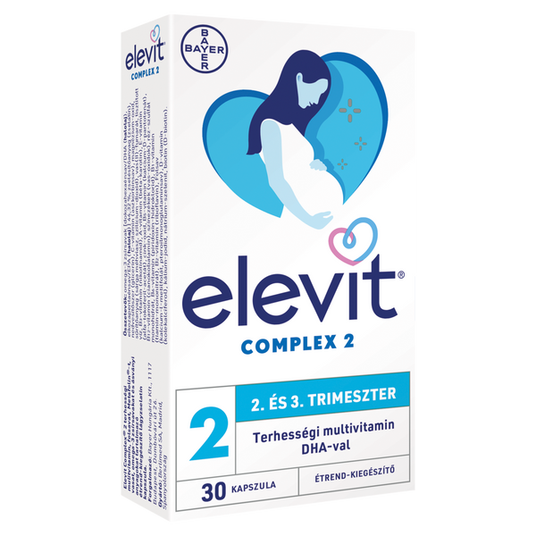 Elevit Complex 2 terhességi multivitamin lágyzselatin kapszula 30 db - Kép 2