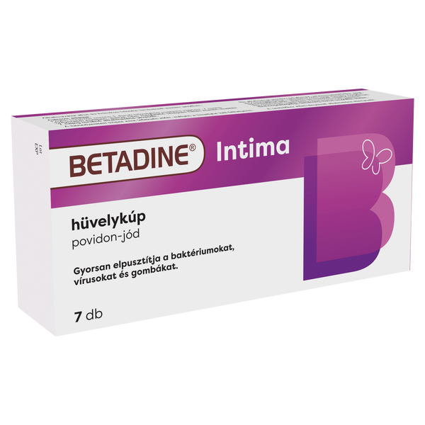 Betadine Intima hüvelykúp 7 db - Kép 2