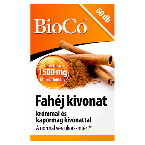 BioCo Fahéj kivonat krómmal és kapormag kivonattal tabletta 60 db - Kép 4